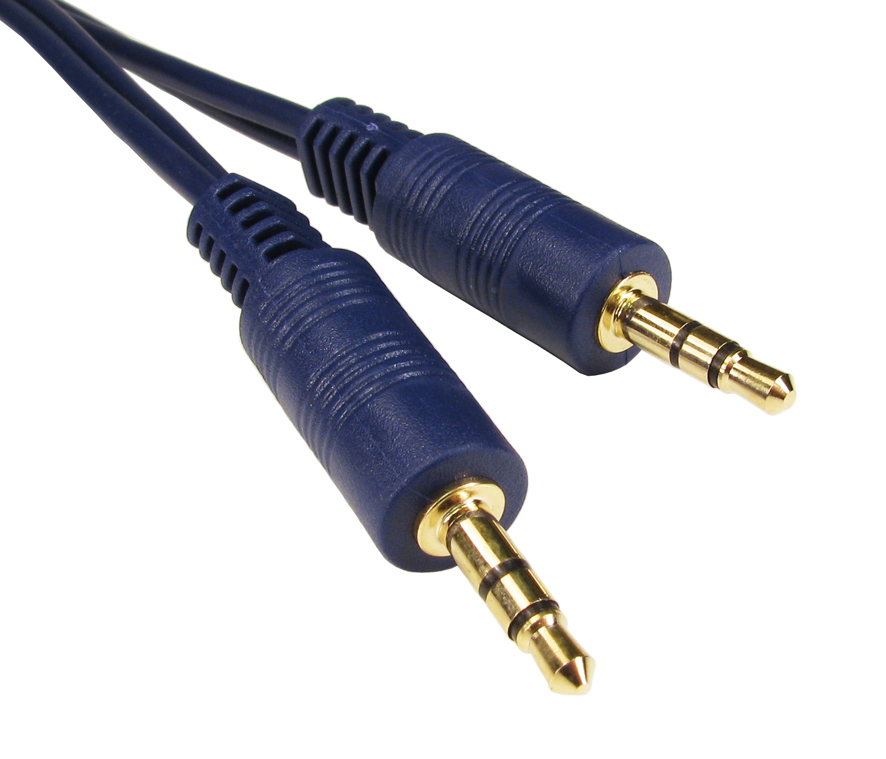 Cables Direct 3.5mm, 15m audio cable Blue