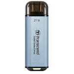 Transcend ESD300 Thunderbolt technology 2 TB USB Type-A to USB Type-C USB 3.2 Gen 2x2 Blue