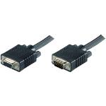 Microconnect MONGH5B VGA cable 5 m VGA (D-Sub) Black