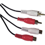 Schwaiger CIK150 053 audio kabel 5 m 2 x RCA Zwart