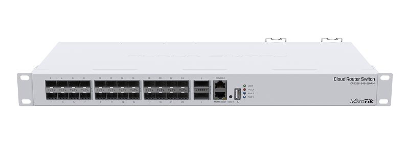 Image of Mikrotik CRS326-24S+2Q+RM network switch Managed L3 1U White