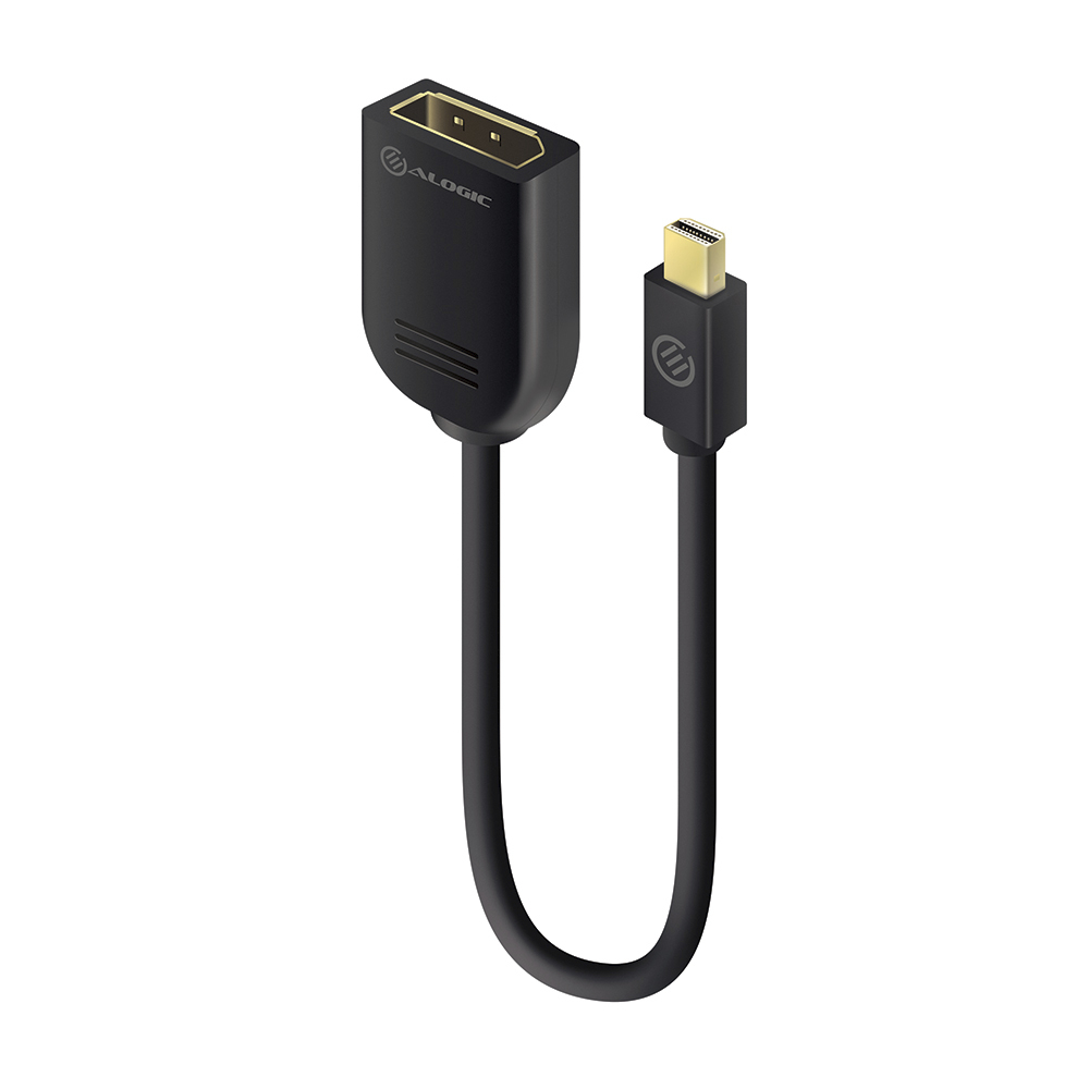 Image of ALOGIC Premium 15cm Mini DisplayPort to DisplayPort Adapter - Male...