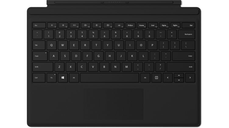 Image of Microsoft Surface Pro Signature Type Cover Black Microsoft Cover...