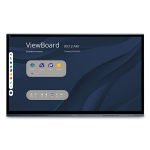Viewsonic IFP6562 Signage Display Interactive flat panel 165.1 cm (65") LED Wi-Fi 350 cd/m² 4K Ultra HD Black Touchscreen Built-in processor Android 8.0