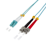 LogiLink Fiber Patch Cord OM3 LC-ST  1,0m Duplex