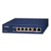 PLANET FSD-604HP network switch Unmanaged Fast Ethernet (10/100) Power over Ethernet (PoE) Blue