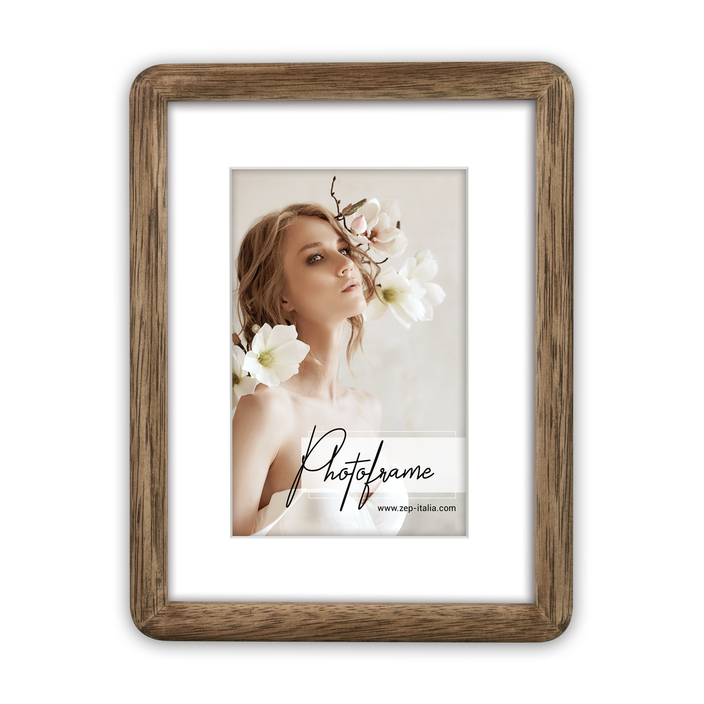 Image of ZEP Gressan - Wood - Brown - Single picture frame - Table - Wall -...