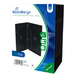 MediaRange BOX35-4 optical disc case DVD case 4 discs Black