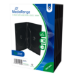 MediaRange BOX35-4 étui disque optique Boîtier DVD 4 disques Noir