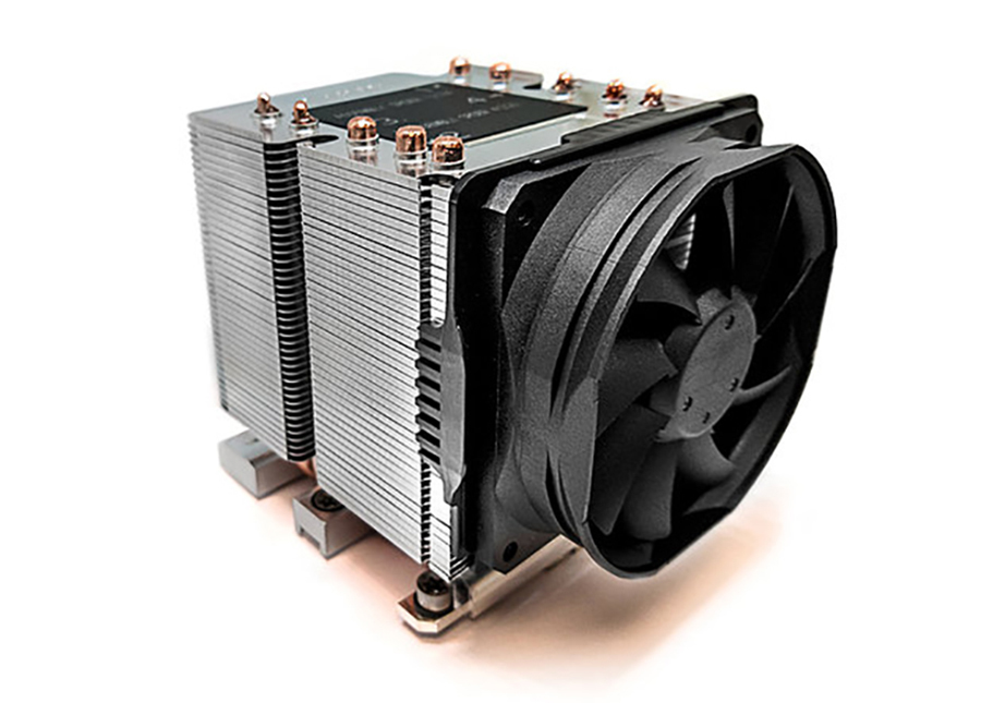 Image of Inter-Tech B-14 Processor Cooler 8 cm Black, Silver