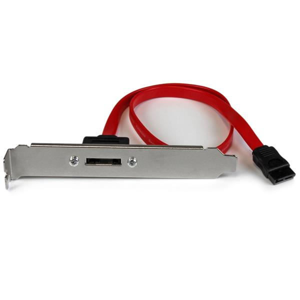 Image of StarTech.com 18in 1 Port SATA to eSATA Plate Adapter