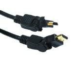 Cables Direct CDLHD4-SW01 HDMI cable 1 m HDMI Type A (Standard) Black