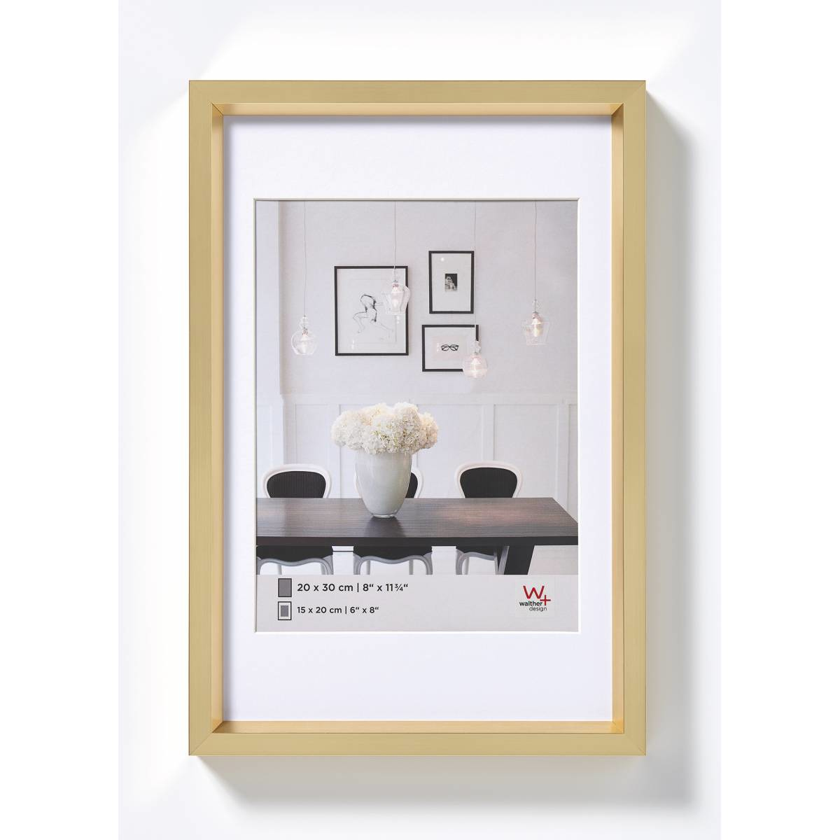 Image of Walther Design ES040G - Plastic - Gold - Single picture frame -...