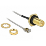 DeLOCK 89926 coaxial cable 0.1 m SMA MHF I LK Black, Grey