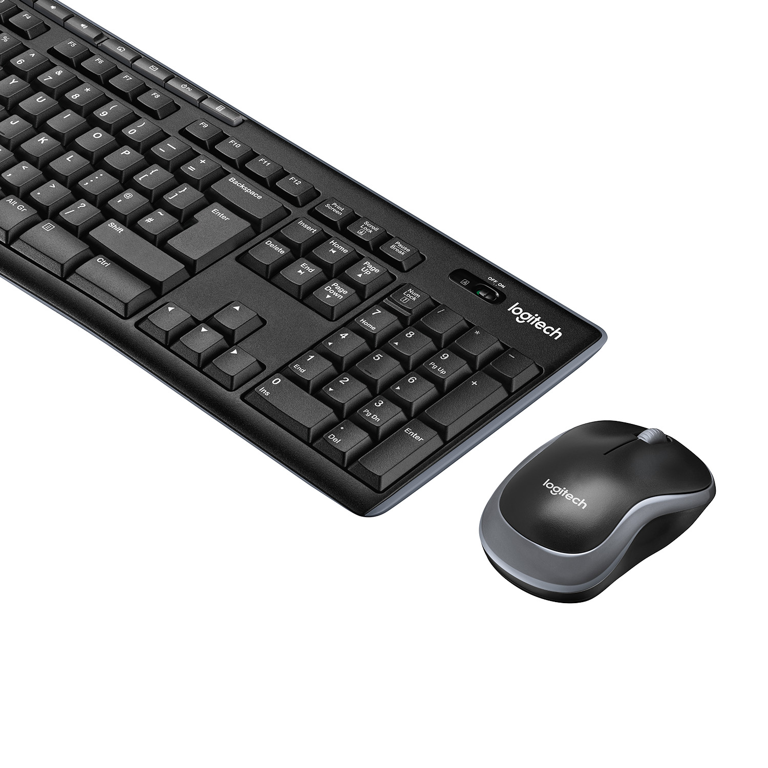 Logitech MK270 keyboard RF Wireless AZERTY Belgian Black