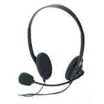 Ednet Headset Wired Calls/Music Black