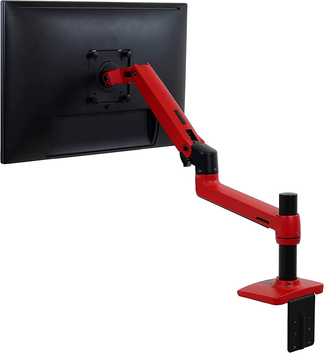 45-490-285 ERGOTRON LX - Mounting kit (pole, monitor arm, 2-piece desk clamp, extension) - for LCD display - red - screen size: up to 34
