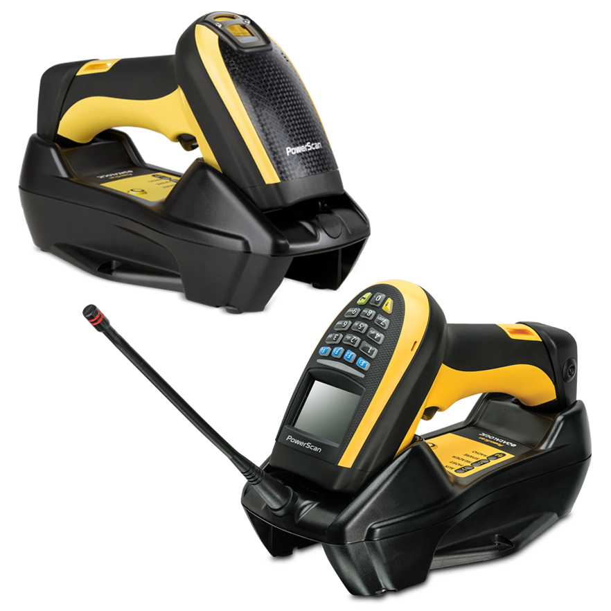 Datalogic PowerScan 9501 Handhållen steckkodsläsare 2D laser Svart, Gul