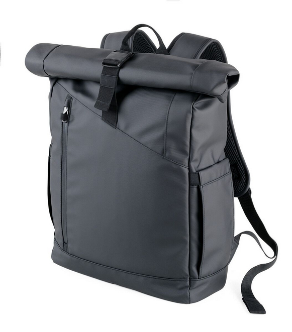 EU Product - Roll Top Rucksack TROIKA BLACK ROLL TOP thumbnail
