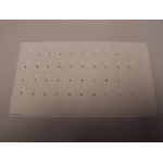 Accuratus Russian / Cyrillic keyboard stickers transparent type with white lettering.