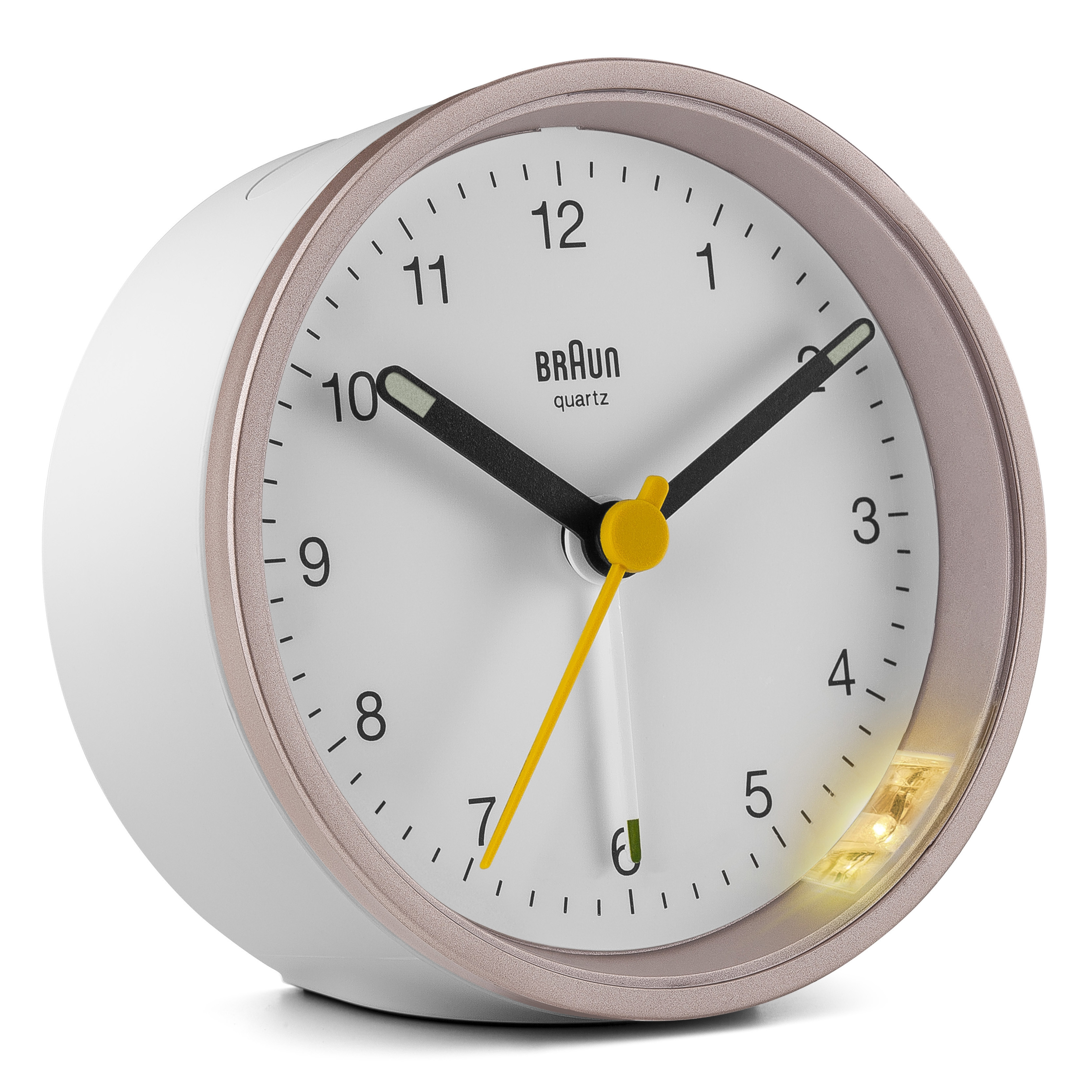 Image of Braun BC12 - Quartz wall clock - Round - Pink - White - Analog -...