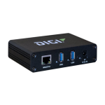 Digi AW02-G300-GLB interface hub USB 3.2 Gen 1 (3.1 Gen 1) Type-A 10000 Mbit/s Black