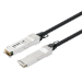 Intellinet 1m 40G QSFP+ Passive Direct Attach Copper Twinax Cable 30AWG MSA QSFP-H40G-CU1M compatible