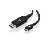 iogear G2LU3CDP12 video cable adapter 2 m USB Type-C DisplayPort Black