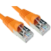 Cables Direct S/FTP CAT6A 2m networking cable Orange S/FTP (S-STP)
