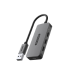 Sitecom CN-5008 interface hub USB 3.2 Gen 1 (3.1 Gen 1) Type-A 5000 Mbit/s Black, Grey