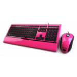 Accuratus KYB-IMAGE-UPINBK USB QWERTY English Pink keyboard