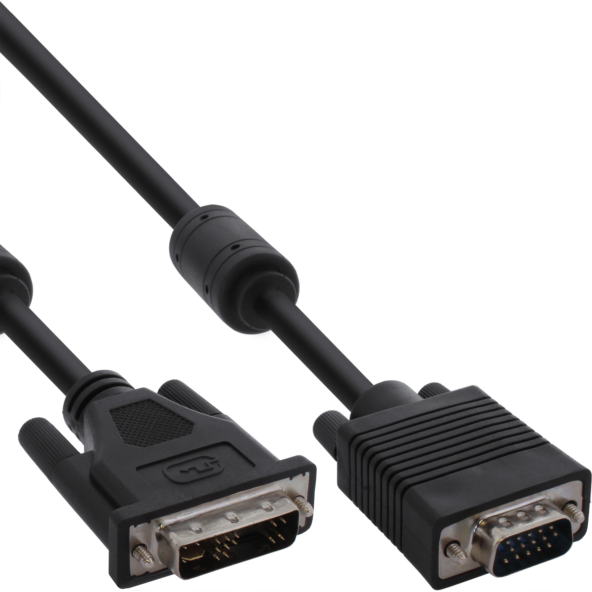 EU Product - - DVI-A Kabel, analog 12+5 Stecker auf 15pol HD Stecker VGA, 2m thumbnail