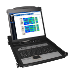 Tripp Lite B020-U08-19-IP NetDirector 8-Port 1U Rack-Mount Console KVM Switch with 19-in. LCD and IP Remote Access