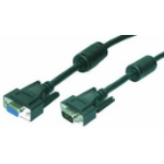 LogiLink 5m VGA VGA cable VGA (D-Sub) Black