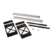 HPE Aruba Networking CX 6400 4-post Rack Mount Kit Metallisk