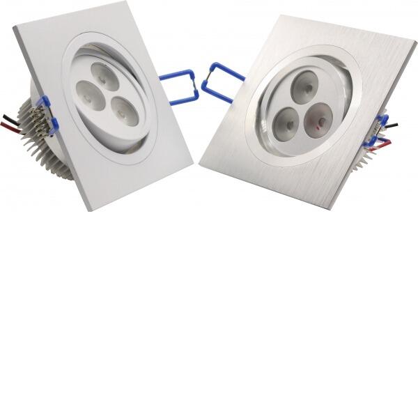 9W Ceiling Daylight Warmwhite Dimmable White Chrome IP44 thumbnail