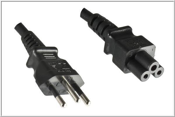 Microconnect Black Pe010818brazil Power Cable 1.8 M Power Plug Type N