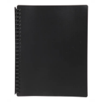 MARBIG REFILLABLE DISPLAY BOOK A4 20 POCKET BLACK