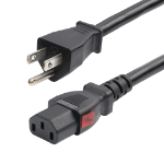 StarTech.com 27LC-4B00-POWER-CORD power cable Black 141.7" (3.6 m) NEMA 5-15P C13 coupler