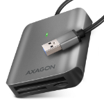 Axagon CRE-S3 External USB-A 3.2 Gen 1 3-slot & lun SD/microSD/CF card reader USB 3.2 Gen 1 (3.1 Gen 1) Type-A Grey