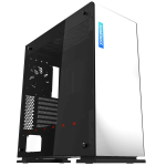 GAMEMAX Vega White Case With RGB Strip & PWM Controller Perspex Side Windows