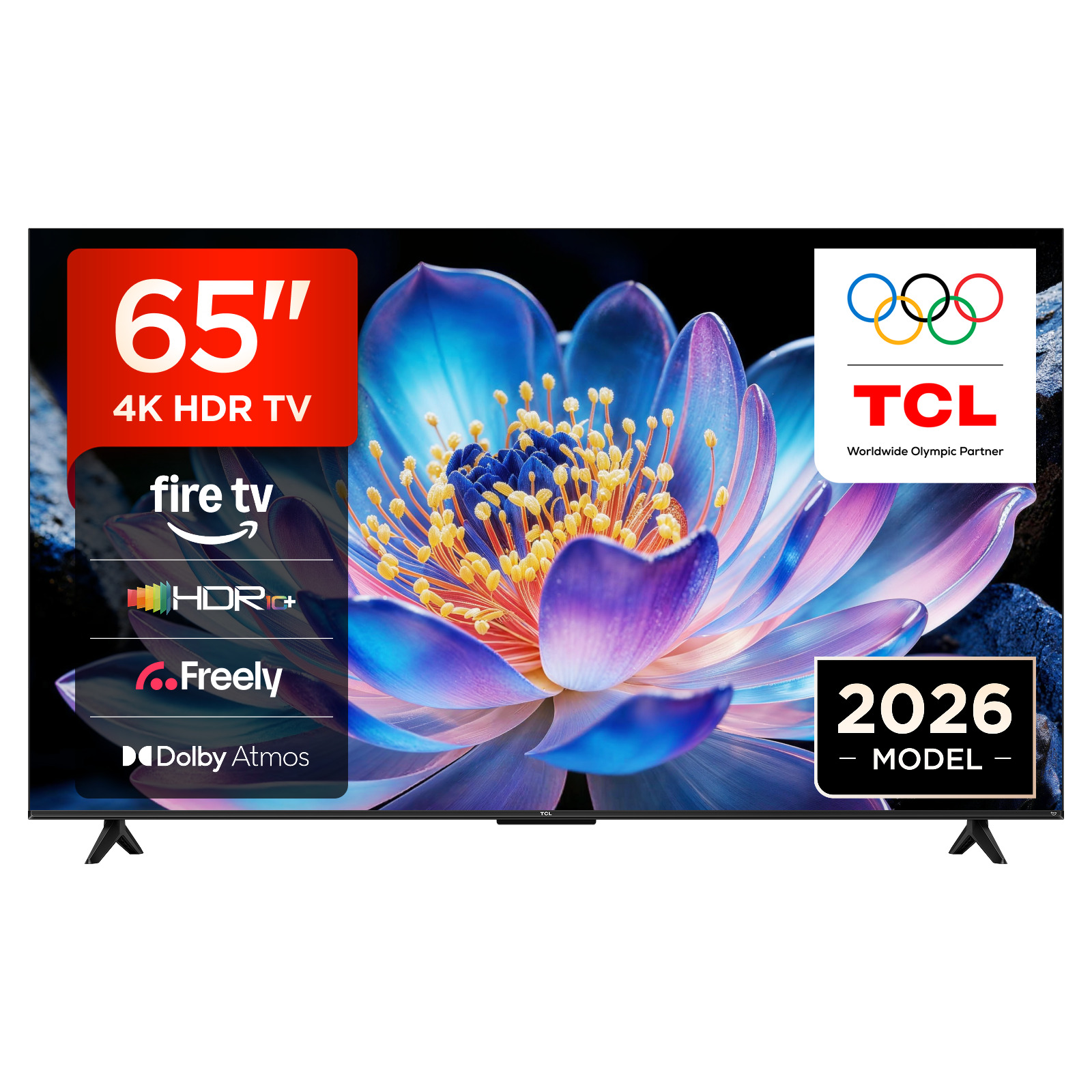 Tcl Black 65V6d-Uk Tv 165.1 Cm (65") 4K Ultra Hd Smart Tv Wi-Fi 2