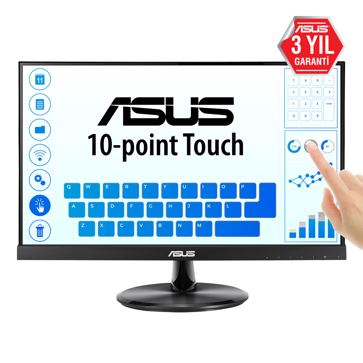 ASUS VT229H computer monitor 54.6 cm (21.5") 1920 x 1080 pixels F
