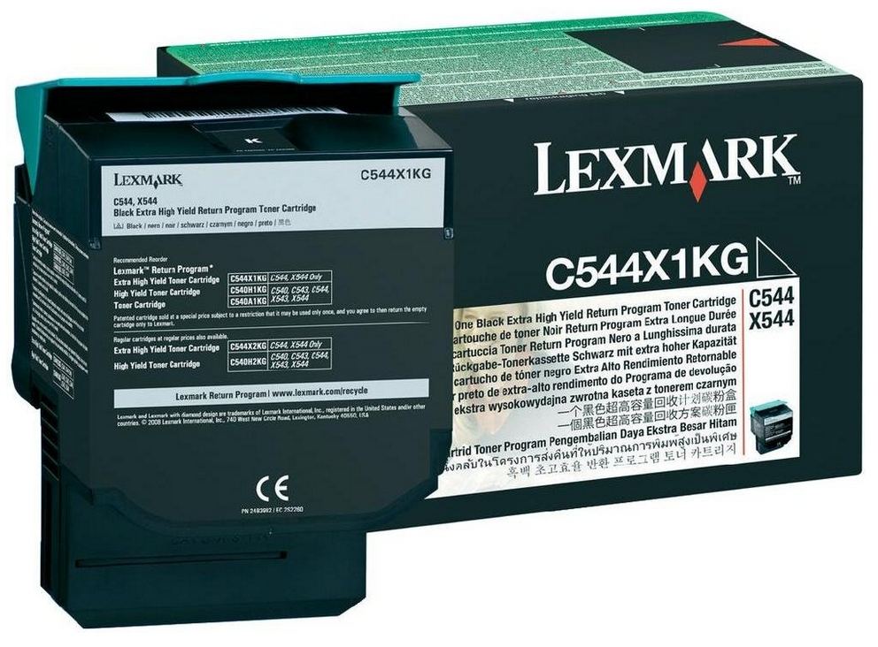 Image of Lexmark C544X1KG Toner black extra High-Capacity return program,...