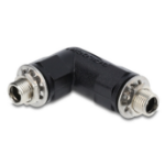 DeLOCK 90944 tussenstuk voor kabels DC 5.5 x 2.5 mm Zwart