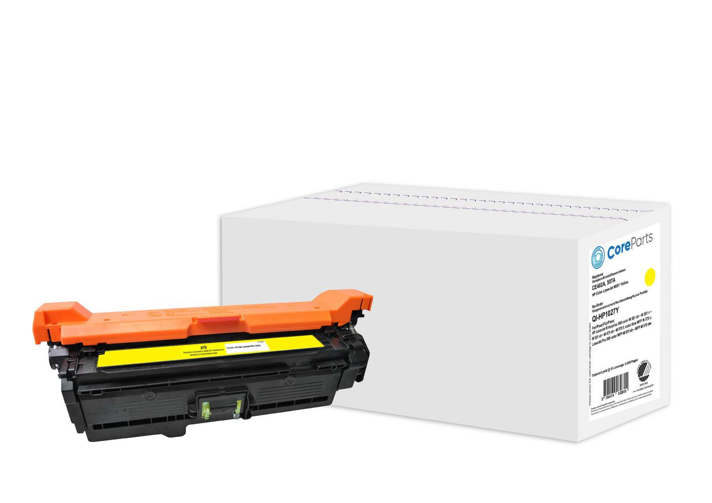 Coreparts Yellow Qi-Hp1027y Toner Cartridge 1 Pc(S) Compatible
