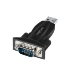 LogiLink AU0034 cable gender changer USB RS232 Black