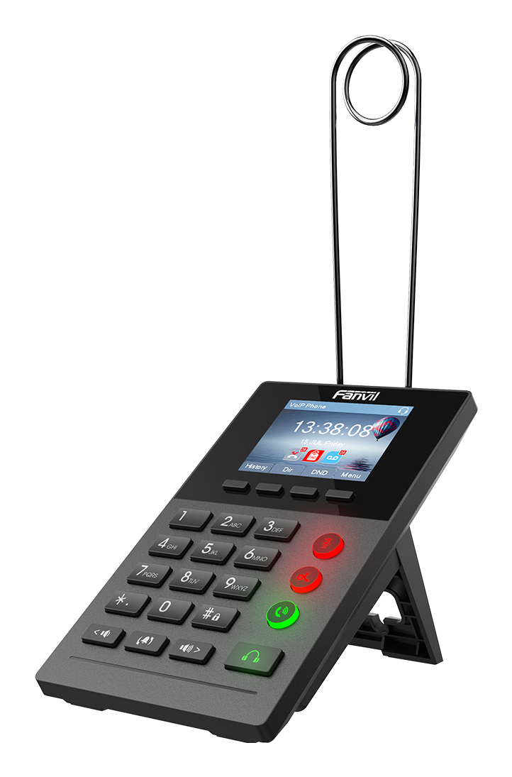 Fanvil Black X2p Ip Phone 1 Lines Lcd
