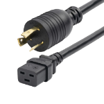 StarTech.com ZA16-2600-POWER-CORD power cable Black 70.9" (1.8 m) NEMA L6-20P C19 coupler