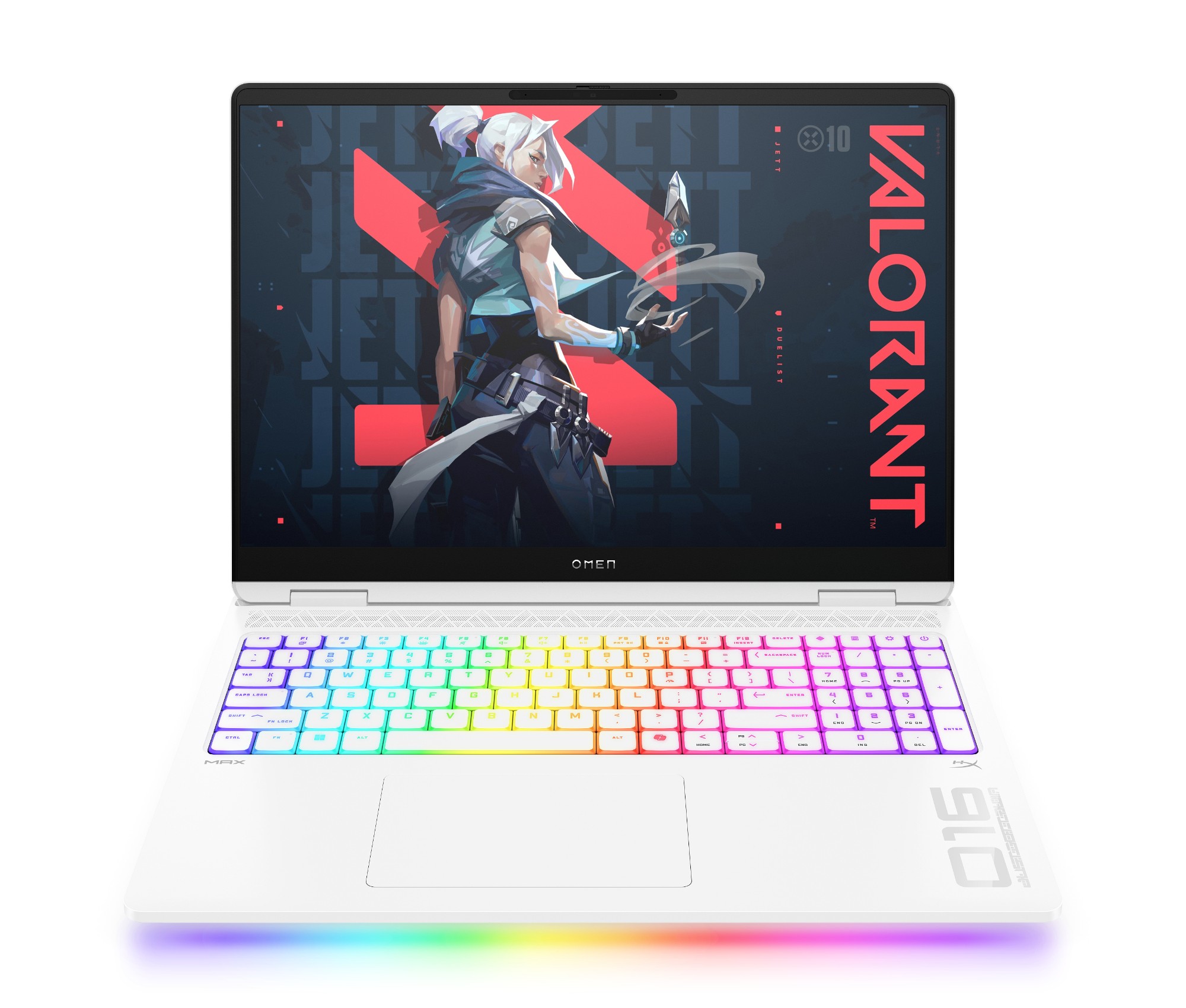 HP OMEN MAX Gaming 16-ah0005na Intel Core Ultra 7 255HX Laptop 40.6 cm (16") WQXGA 32 GB DDR5-SDRAM 1 TB SSD NVIDIA GeForce RTX 5070 Ti Wi-Fi 7 (802.11be) Windows 11 Home AI PC White